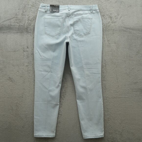 D. Jeans Women's Size 14 Blue High-Waist Ankle Modern Fit Denim 27" Inseam NWT - Picture 11 of 16